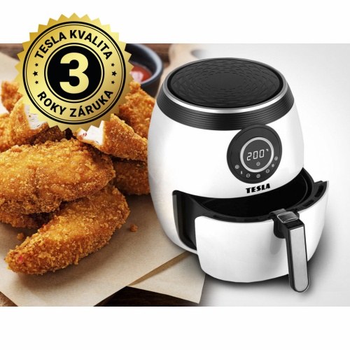 TESLA AirCook Q50 XL s křupavými stripsy a pečetí 3 roky záruka