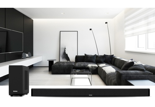 TESLA PrimeSound HQ‒880 v černobílém interiéru