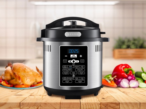 TESLA EliteCook K80 Deluxe na lince s vyobrazením potravin