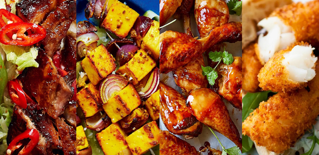 Mix hotových uvařených pokrmů v TESLA AirCook Q20