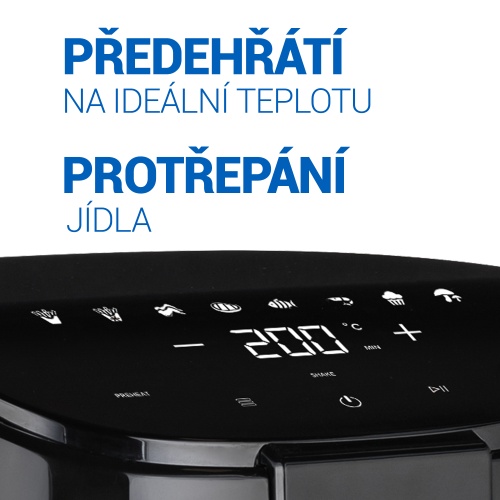 Funkce Předehřátí a Protřepání jídla