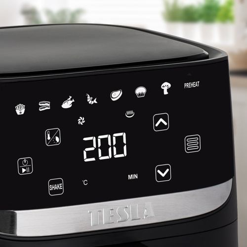 Digitální displej fritézy TESLA AirCook Q55 XL