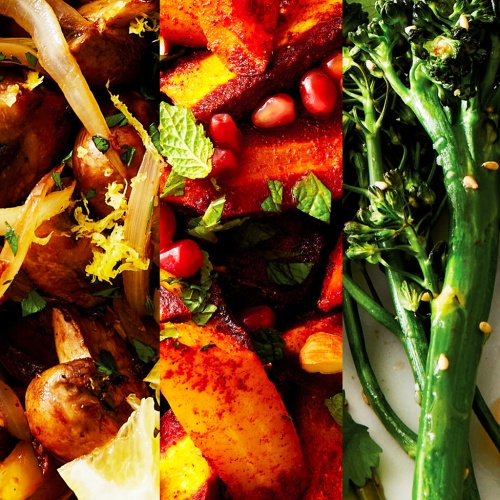 Vyobrazení potravin a jídel, které lze připravit v TESLA AirCook & Steam QS550 XL