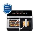 TESLA AirCook DualZone Q787 XXL Deluxe - multifunkční duální digitální horkovzdušná fritéza 2v1