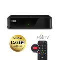 TESLA HYbbRID TV T200 - DVB-T2 set-top box s HbbTV, zánovní