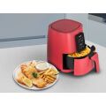 TESLA AirCook Q30 - multifunkční digitální horkovzdušná fritéza (červená barva)