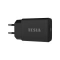 TESLA Power Charger QC50 - napájecí adaptér 12 W (černá barva)