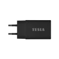 TESLA Power Charger QC50 - napájecí adaptér 12 W (černá barva)
