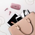 TESLA Sound EB20 - bezdrátová Bluetooth sluchátka (Pearl Pink), rozbaleno