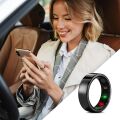 TESLA Ring G55 - chytrý prsten (velikost 7 - černý), rozbaleno