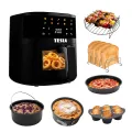 TESLA AirCook Q45 Pro - multifunkční digitální horkovzdušná fritéza, s kosmetickou vadou