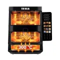 TESLA AirCook TrioZone Q636 XXL - multifunkční třízónová digitální horkovzdušná fritéza, zánovní