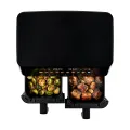 TESLA AirCook DualZone Q787 XXL Deluxe - multifunkční duální digitální horkovzdušná fritéza 2v1
