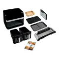 TESLA AirCook DualZone Q787 XXL Deluxe - multifunkční duální digitální horkovzdušná fritéza 2v1