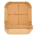 TESLA AirCook QB2058 - papírová forma pro horkovzdušnou fritézu 20 x 20 cm (100 ks)