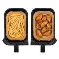 TESLA AirCook QB2065 - papírová forma pro horkovzdušnou fritézu 22 x 14 cm (100 ks)