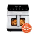 TESLA AirCook DualHeat QD65 XXL - multifunkční duální digitální horkovzdušná fritéza, rozbaleno