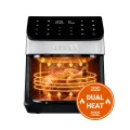 TESLA AirCook DualHeat QD65 XXL - multifunkční duální digitální horkovzdušná fritéza