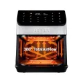 TESLA AirCook DualHeat QD65 XXL - multifunkční duální digitální horkovzdušná fritéza