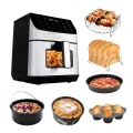 TESLA AirCook DualHeat QD65 XXL - multifunkční duální digitální horkovzdušná fritéza