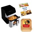 TESLA AirCook DualHeat QD65 XXL - multifunkční duální digitální horkovzdušná fritéza