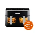 TESLA AirCook DualHeat QD464 XXL - multifunkční duální digitální horkovzdušná fritéza, s kosmetickou vadou