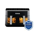 TESLA AirCook DualHeat QD464 XXL - multifunkční duální digitální horkovzdušná fritéza, s kosmetickou vadou