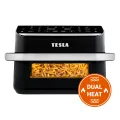 TESLA AirCook DualHeat QD575 XXL - multifunkční duální digitální horkovzdušná fritéza, s kosmetickou vadou