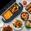 TESLA AirCook DualHeat QD575 XXL - multifunkční duální digitální horkovzdušná fritéza, s kosmetickou vadou
