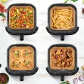 TESLA AirCook DualHeat QD73 XXL - multifunkční digitální horkovzdušná fritéza, s kosmetickou vadou