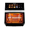 TESLA AirCook DualHeat QD73 XXL - multifunkční digitální horkovzdušná fritéza, s kosmetickou vadou