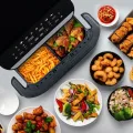 TESLA AirCook FlexiZone Q570 XXL - multifunkční duální digitální horkovzdušná fritéza