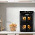 TESLA AirCook DualZone Q670 XXL - multifunkční duální digitální horkovzdušná fritéza, s kosmetickou vadou