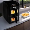 TESLA AirCook DualZone Q670 XXL - multifunkční duální digitální horkovzdušná fritéza, s kosmetickou vadou