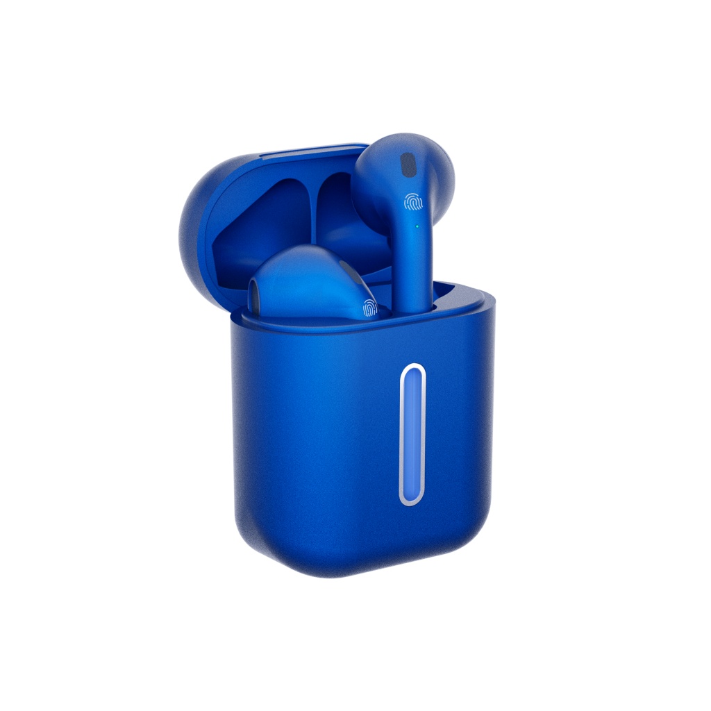 Levně TESLA Sound EB10 - bezdrátová Bluetooth sluchátka (Metallic Blue)