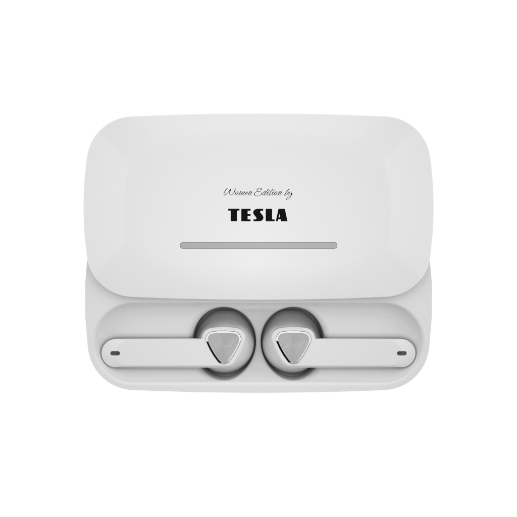 Levně TESLA Sound EB20 - bezdrátová Bluetooth sluchátka (Luxury White)