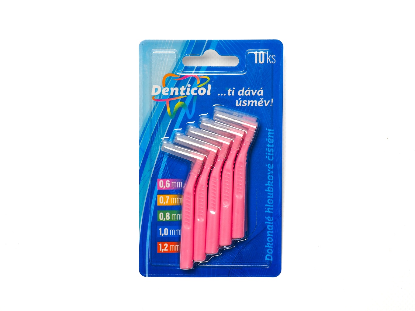 Levně Denticol Z01 - mezizubní kartáček zahnutý, 10ks