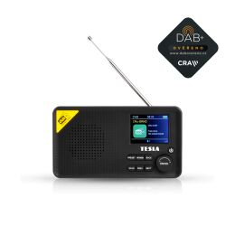 TESLA Sound DAB65 - rádio s DAB+ certifikací, zánovní