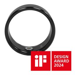 TESLA Ring G55 - chytrý prsten (velikost 7 - černý), rozbaleno