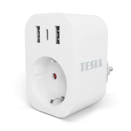 TESLA Smart Plug SP300 3 USB - chytrá zásuvka s USB porty, poškozený obal