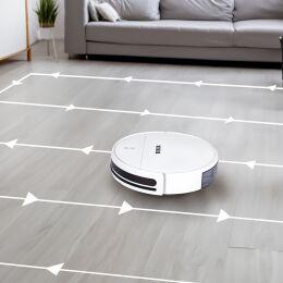 TESLA RoboStar iQ100 - inteligentní robotický vysavač (bílá barva)