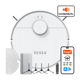 TESLA RoboStar iQ550 - robotický vysavač (bílá barva), rozbaleno