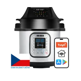 TESLA EliteCook K70 WiFi Duo - multifunkční elektrický tlakový hrnec a horkovzdušná fritéza