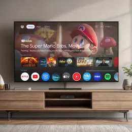 TESLA MediaBox XG600 Google TV - UHD multimediální přehrávač, poškozený obal