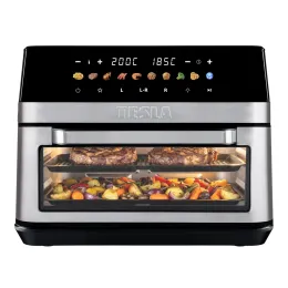 TESLA AirCook DualZone Q787 XXL Deluxe - multifunkční duální digitální horkovzdušná fritéza 2v1