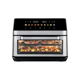 TESLA AirCook DualZone Q787 XXL Deluxe - multifunkční duální digitální horkovzdušná fritéza 2v1