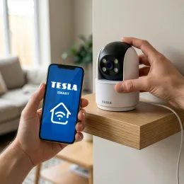 TESLA SecureQ SC30 - vnitřní WiFi smart kamera 360°