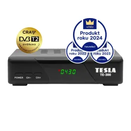 TESLA TE-300 - DVB-T2 set-top box, zánovní