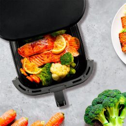TESLA AirCook Q60 XXL Pro - multifunkční digitální horkovzdušná fritéza, s kosmetickou vadou