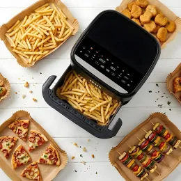 TESLA AirCook QB2075 - papírová forma pro horkovzdušnou fritézu 32 x 22 cm (50 ks)